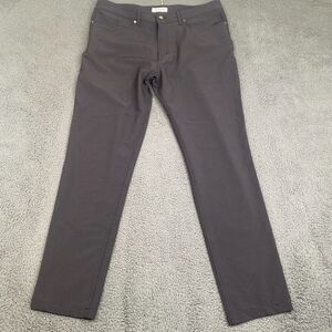 Olivers Passage Pants Mens Size 34 36x30 Black Nylon Lightweight Golf Athletic